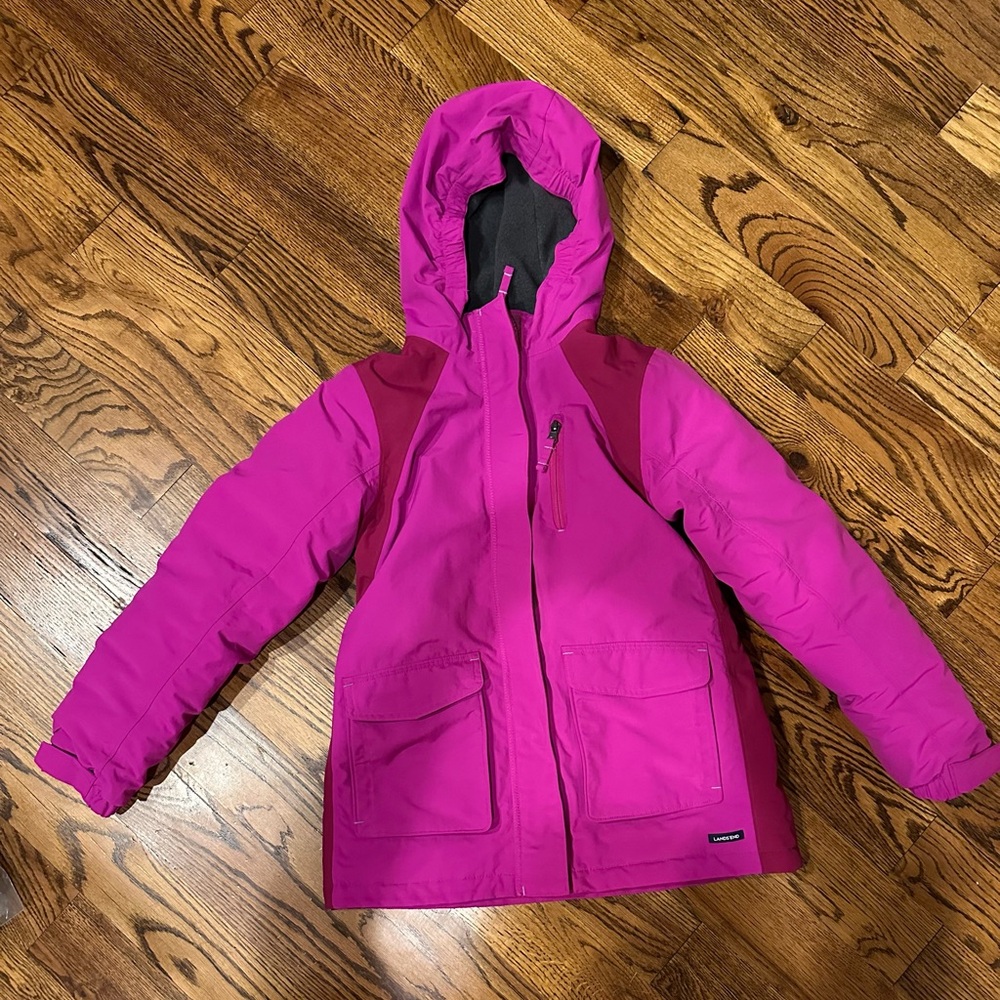 Lands' End Squall Heavyweight Winter Parka Jacket Girls Size Medium 10-12Y